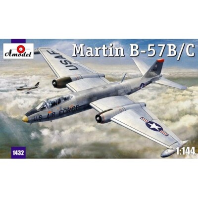 Martin B57B/C - modelling kit Amodel 1432 Plastic model airplane kit Scale 1:144