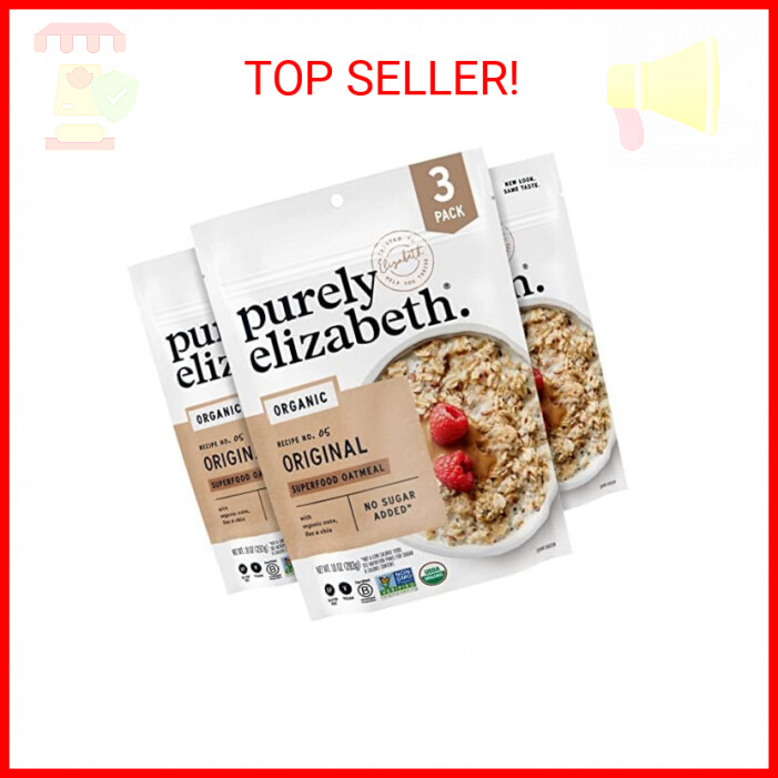 purely elizabeth Superfood Oats, Original, Amaranth, Quinoa 