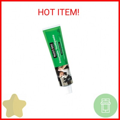 Nutri-Vet Enzymatic Toothpaste for Dogs - Non-Foaming Chicken Flavor - Promotes 
