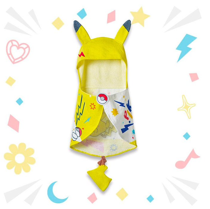 БЕЗ ОГРАНИЧЕНИЙ! Парад полотенец с капюшоном Покемон Пикачу от Universal Studios Japan USJ