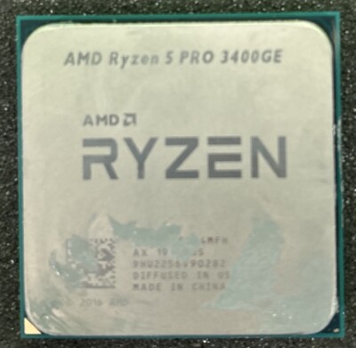 AMD Ryzen 5 PRO 3400GE  3.3GHz Quad-Core YD340BC6M4MFH CPU Processor P0816-7