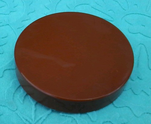 224 each 6oz. Clear Plastic Round Wide-Mouth Jars with brown cap 70mm wide clean