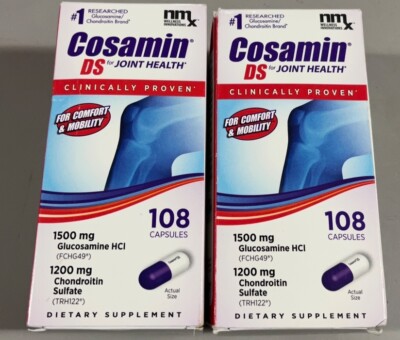 cosamin ds for joint health, 108 capsules, 2 Pack, Exp 2025 