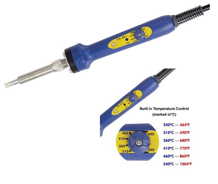 防具 asaki Hakko FX-601 Temperature Control Soldering Iron For Stained