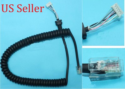 Mic cable for Yaesu MH-48A6J FT-7800 FT-8800 FT-8900 FT-7100M FT-2800M FT-8900R. Buy it now for 7.96