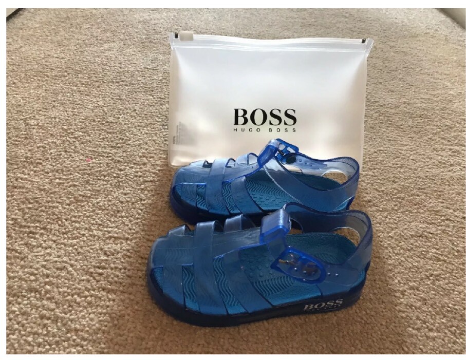 hugo boss jelly sandals