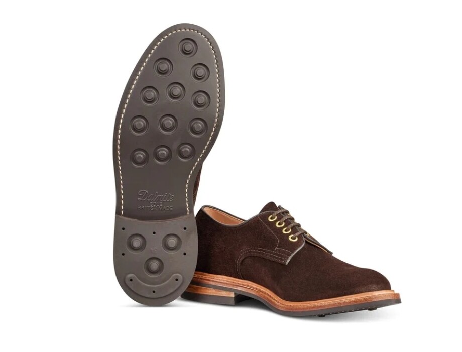 Pre-owned Tricker's Trickers Bundle Offer Daniel -mens Dark Brown Handmade Nubuck Shoes - Rrp £545