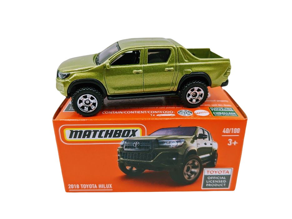 Matchbox 1:64 2018 Toyota Hilux Pickup Truck Metal Diecast