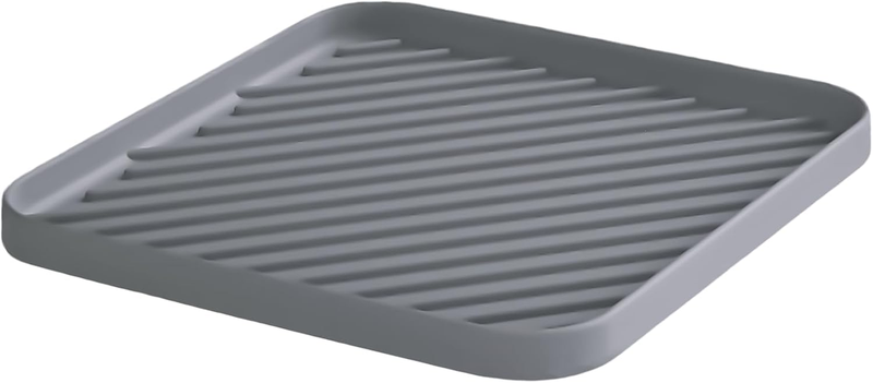 Dishwasher Tray for Kitchen Sink Bathroom Drawer Organizer Gray