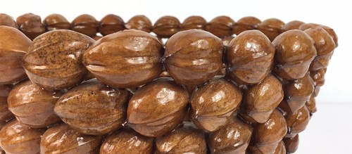 Handcrafted Whole Walnut Decorative Bowl Handmade One of Kind Unique FAST SHIP