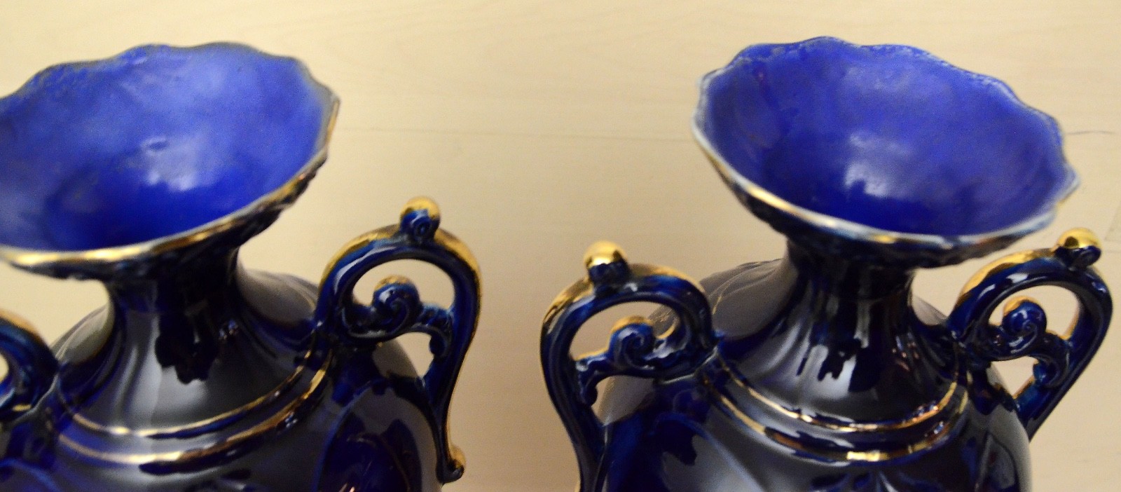 PAIR LARGE STUNNING ANTIQUE 18