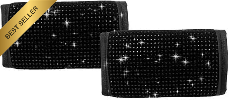 2 PCS Car Grab Handle Cover, Interior Car Grab Handle Protector, Rhinestone Door