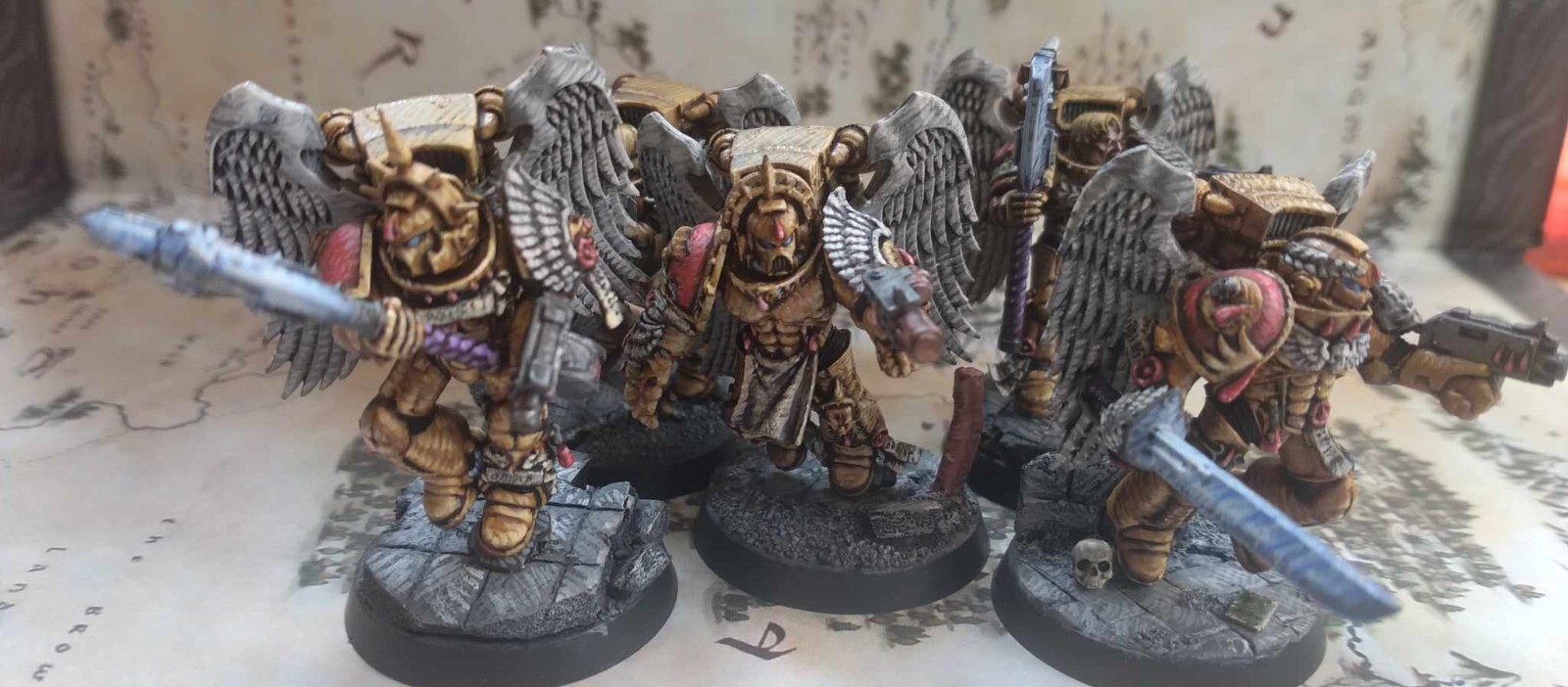 キャラクター blood angels sanguinary guard JOYTOY WARHAMMER Blood Angels Sanguinary Guard