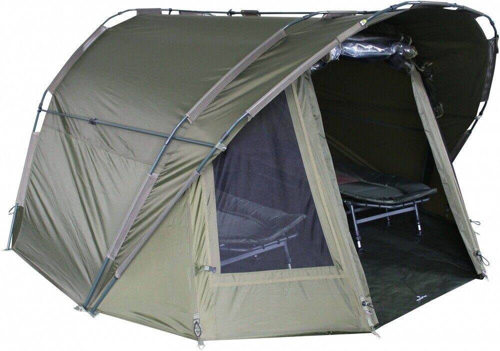 MK 2 Mann Angelzelt Fort Knox Solid Bivvy Shelter Carp Dome