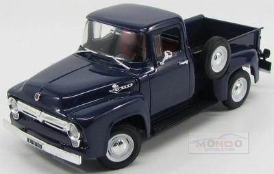 Ford Usa F-100 Pick-Up 1956 Blue WELLY 1:18 WE19831BL Miniature