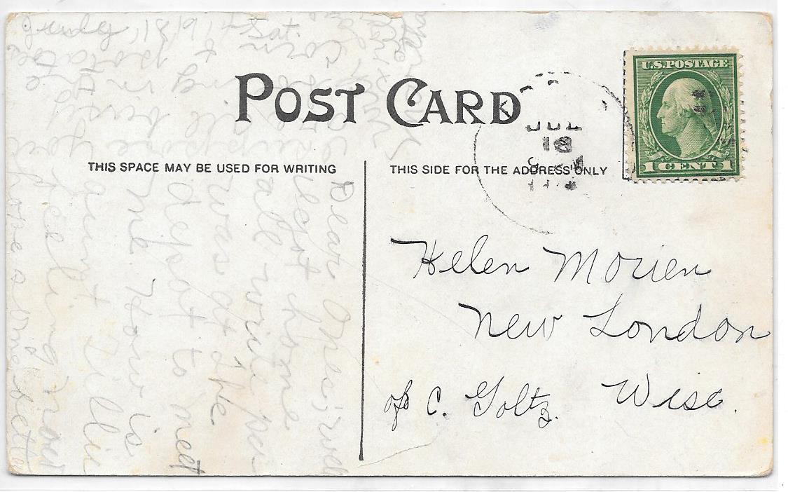 FALLS BRIDGE, BETWEEN EAST AND WEST SIDES, WAUSAU, WISCONSIN