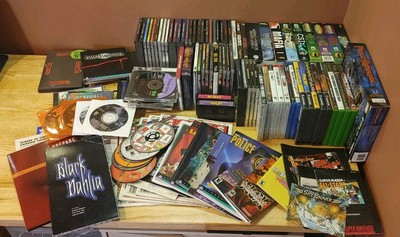 Mixed Lot PC CD, Xbox, GC, PS1, PS3, TI-99, Blu-Ray & DVDs - Games, Manuals, Box