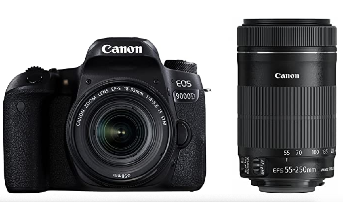 USED Canon EOS 9000D 18-55mm IS STM + 55-250mm IS STM USED Canon EOS 9000D 18-55mm IS STM + 55-250mm IS STM
