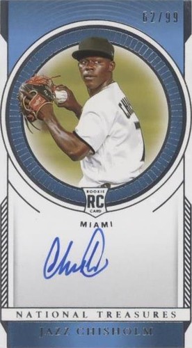 2021 Panini National Treasures - Jazz Chisholm #RKS-JC