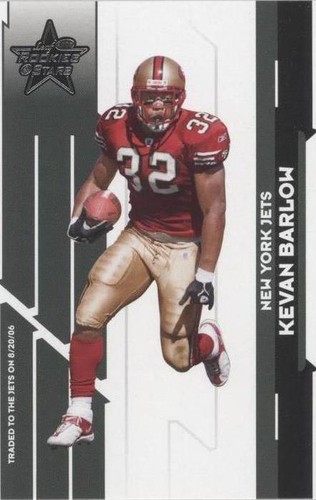 2006 Leaf Rookies & Stars Kevan Barlow #89