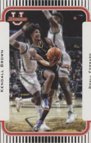 2021-22 Bowman University - Kendall Brown #2K3B-8