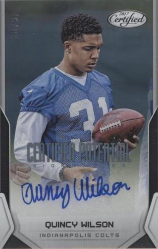 2017 Panini Certified Quincy Wilson #CPS-QW