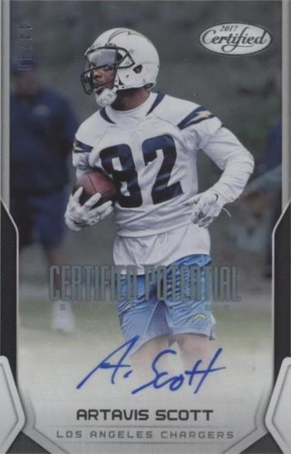 2017 Panini Certified Artavis Scott #CPS-AS