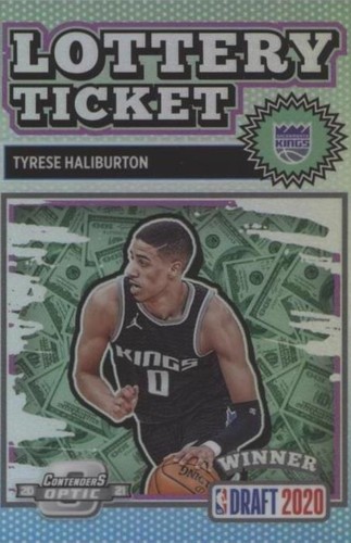 Tyrese Haliburton 2020 Contenders #12 Lottery Ticket SP PSA