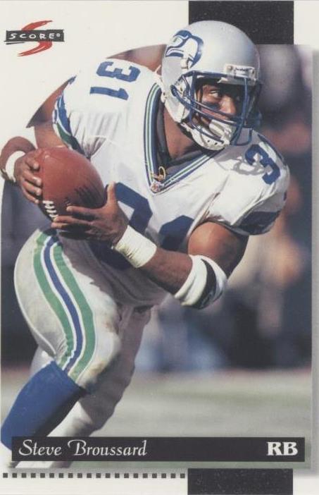 1996 Score Steve Broussard #208