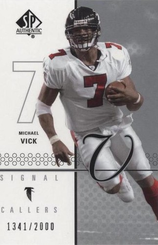 2002 SP Authentic Michael Vick #97