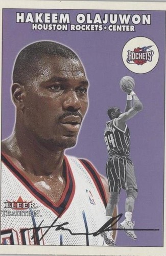 2000-01 Fleer Tradition - Hakeem Olajuwon #187