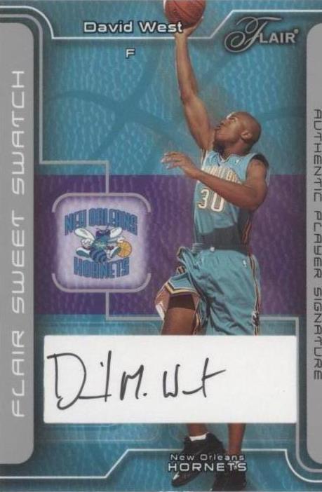 2003-04 Flair - David West #SSA-DW2