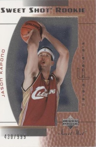 2003-04 UPPER DECK SWEET SHOT RC JASON KAPONO 683/999 | eBay
