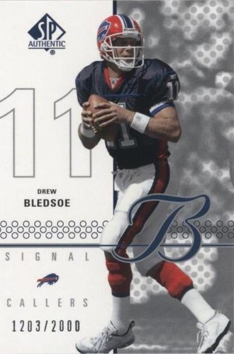2002 SP Authentic Drew Bledsoe #111