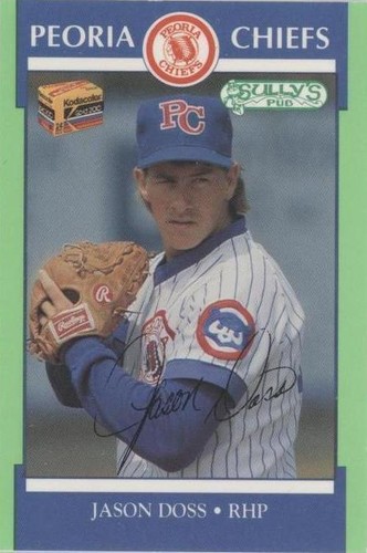 1990 Kodak Peoria Chiefs - Jason Doss #19