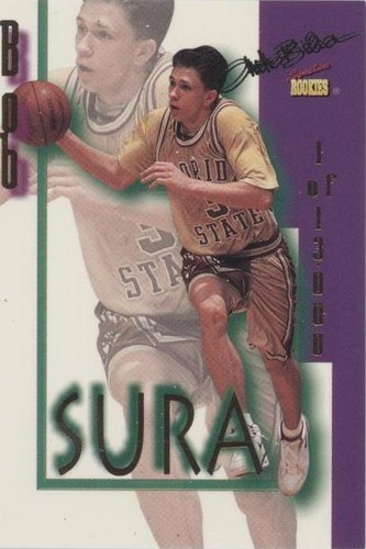 1995 Signature Rookies Autobilia - Bob Sura #17