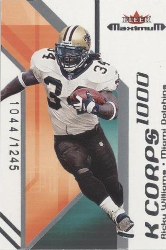 2002 Fleer Maximum Ricky Williams #34 KC