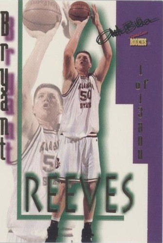 1995 Signature Rookies Autobilia - Bryant Reeves #6