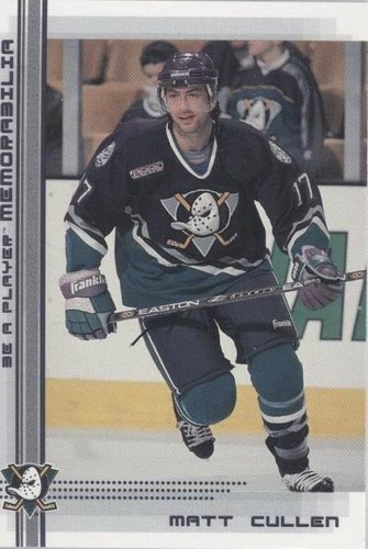2000-01 In the Game Be A Player Memorabilia - Matt Cullen #357