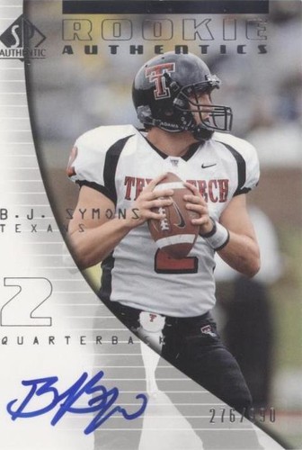 2004 SP Authentic B.J. Symons #153