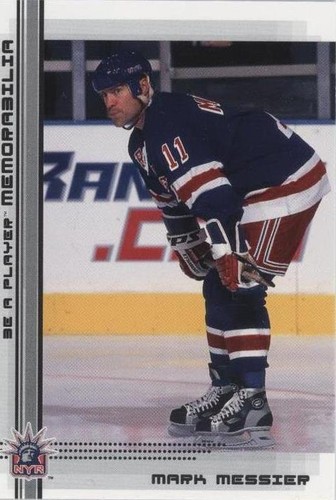 2000-01 In the Game Be A Player Memorabilia - Mark Messier #443
