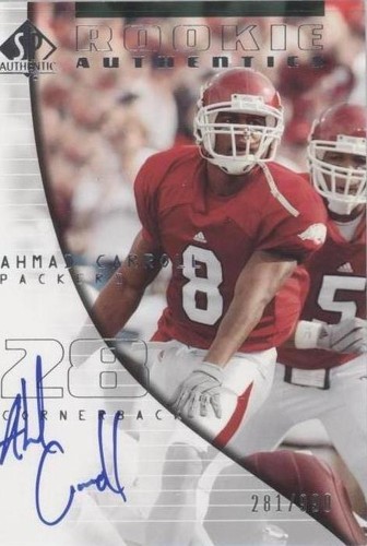 2004 SP Authentic Ahmad Carroll #181