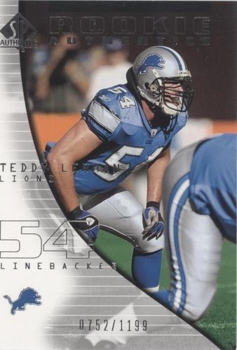 2004 SP Authentic Teddy Lehman #117