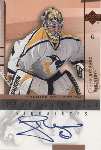 2001-02 Upper Deck Premier Collection - Johan Hedberg #JH