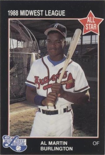 1988 Midwest League All-Star - Al Martin #19