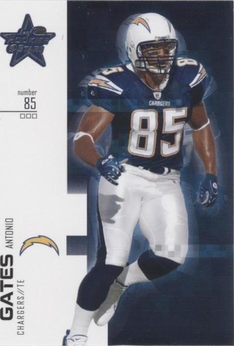 2007 Leaf Rookies & Stars Antonio Gates #100