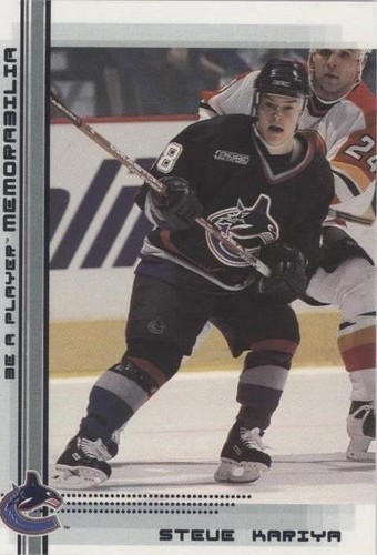 2000-01 In the Game Be A Player Memorabilia - Steve Kariya #86