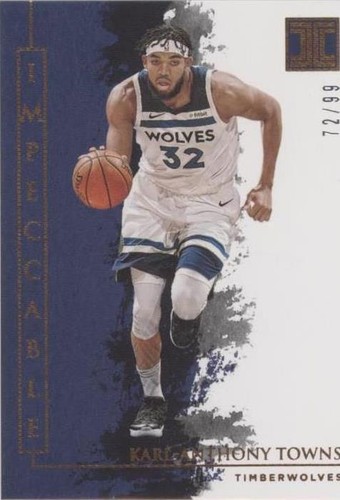 2019-20 Panini Impeccable - Karl-Anthony Towns #95