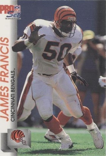 1992 Pro Set James Francis #458