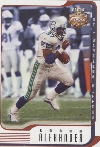 2002 Fleer Focus Jersey Edition Shaun Alexander #10